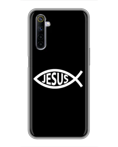 Чехол для Realme 6 с картинкой «Классический Jesus»