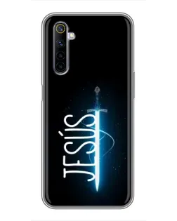 Чехол для Realme 6 с картинкой «Меч Духа Jesus»