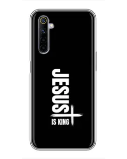 Чехол для Realme 6 с картинкой «Вертикаль веры Jesus»