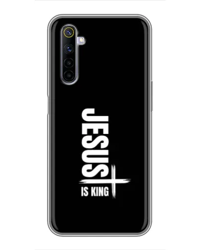 Чехол для Realme 6 с картинкой «Вертикаль веры Jesus»