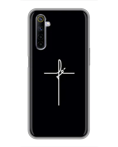 Чехол для Realme 6 с картинкой «Тонкий крест» Чехол для Realme 6 с картинкой «Тонкий крест»