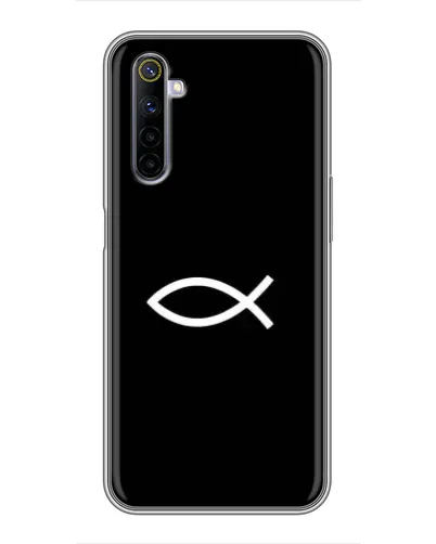 Чехол для Realme 6 с картинкой «Символ рыбы Jesus» Чехол для Realme 6 с картинкой «Символ рыбы Jesus»