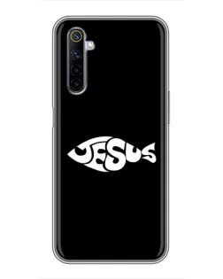 Чохол для Realme 6 з картинкою «Риба  Jesus»