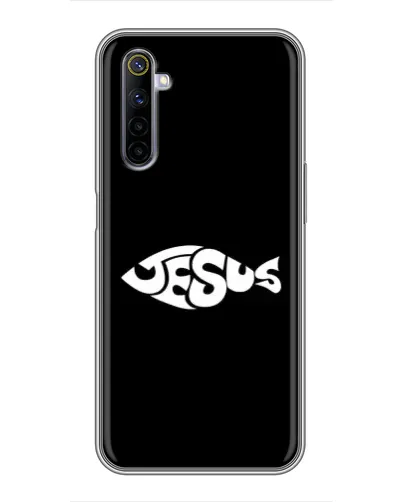 Чехол для Realme 6 с картинкой «Рыба Jesus» Чехол для Realme 6 с картинкой «Рыба Jesus»