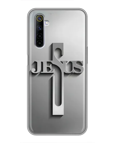 Чехол для Realme 6 с картинкой «Металлический крест Jesus» Чехол для Realme 6 с картинкой «Металлический крест Jesus»