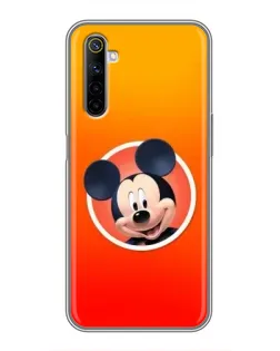Чехол для Realme 6 с картинкой «Mickey в круге»