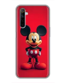 Чехол для Realme 6 с картинкой «Mickey в полный рост»