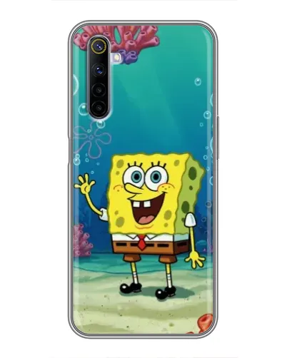 Чехол для Realme 6 с картинкой «Подводный привет»