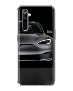 Чехол для Realme 6 с картинкой «Tesla Model S Look» Чехол для Realme 6 с картинкой «Tesla Model S Look»