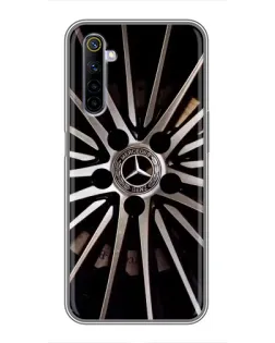 Чехол для Realme 6 с картинкой «Диск Mercedes»
