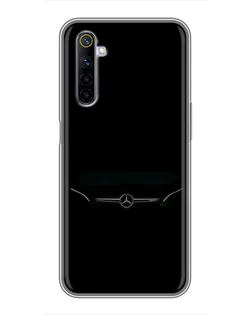 Чехол для Realme 6 с картинкой «Mercedes Stealth Look»