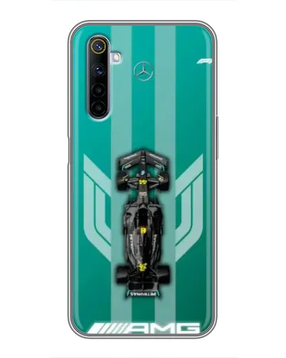 Чехол для Realme 6 с картинкой «Mercedes AMG Petronas»