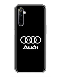 Чехол для Realme 6 с картинкой «Классическое лого Audi»