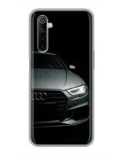 Чехол для Realme 6 с картинкой «Audi — детализация кузова»