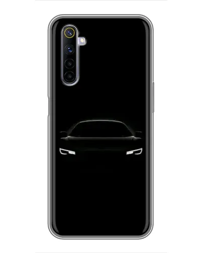 Чехол для Realme 6 с картинкой «Взгляд Audi в темноте»