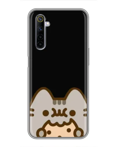 Чехол для Realme 6 с картинкой «Пушин на черном» Чехол для Realme 6 с картинкой «Пушин на черном»