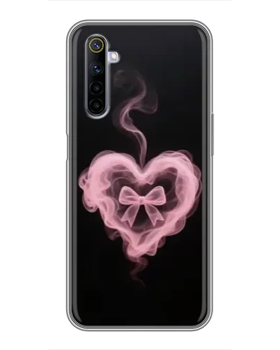 Чехол для Realme 6 с картинкой «Дымчатое сердце»