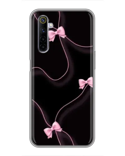 Чехол для Realme 6 с картинкой «Розовые ленты»