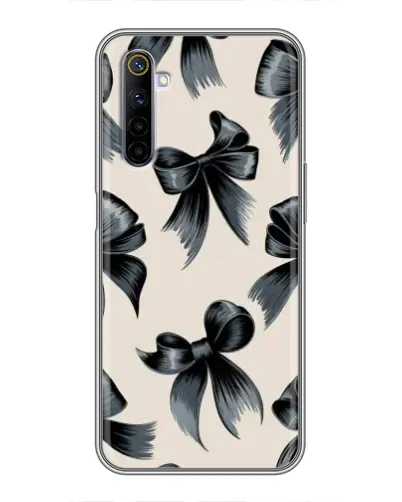 Чехол для Realme 6 с картинкой «Банты Coquette»