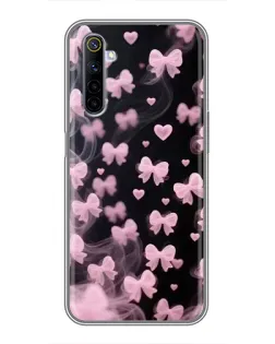 Чехол для Realme 6 с картинкой «Неоновое кружево»