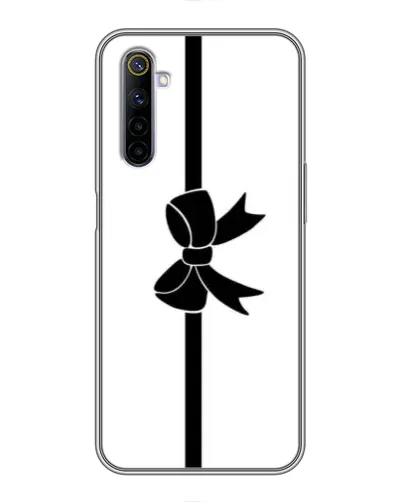 Чехол для Realme 6 с картинкой «Вертикальный бант»