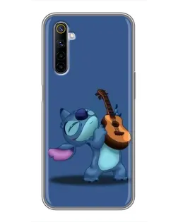 Чехол для Realme 6 с картинкой «Стич с укулеле» Чехол для Realme 6 с картинкой «Стич с укулеле»