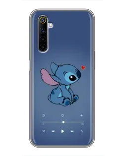 Чехол для Realme 6 с картинкой «Музыкальный Stitch» Чехол для Realme 6 с картинкой «Музыкальный Stitch»