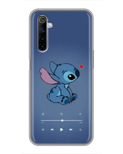 Чехол для Realme 6 с картинкой «Музыкальный Stitch» Чехол для Realme 6 с картинкой «Музыкальный Stitch»