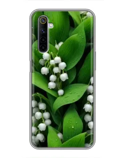 Чехол для Realme 6 с картинкой «Ландыши в зелени» Чехол для Realme 6 с картинкой «Ландыши в зелени»