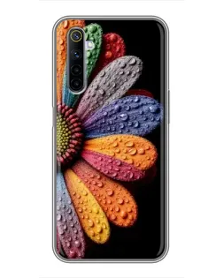 Чехол для Realme 6 с картинкой «Радужный цветок» Чехол для Realme 6 с картинкой «Радужный цветок»