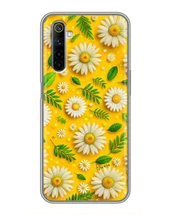Чехол для Realme 6 с картинкой «Ромашковое солнце» Чехол для Realme 6 с картинкой «Ромашковое солнце»