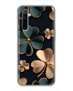 Чехол для Realme 6 с картинкой «Клевер в золоте» Чехол для Realme 6 с картинкой «Клевер в золоте»