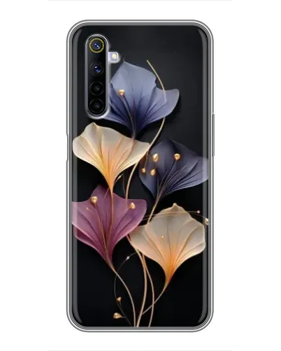 Чехол для Realme 6 с картинкой «Лиловые цветы грации»