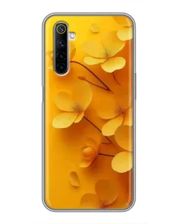 Чехол для Realme 6 с картинкой «Золотые лепестки» Чехол для Realme 6 с картинкой «Золотые лепестки»