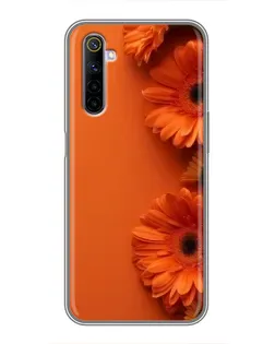 Чехол для Realme 6 с картинкой «Оранжевые герберы» Чехол для Realme 6 с картинкой «Оранжевые герберы»