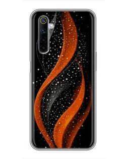 Чехол для Realme 6 с картинкой «Огненная звездная волна» Чехол для Realme 6 с картинкой «Огненная звездная волна»