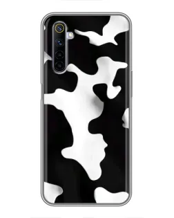 Чехол для Realme 6 с картинкой «Черно-белое пятно»