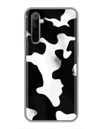 Чехол для Realme 6 с картинкой «Черно-белое пятно»