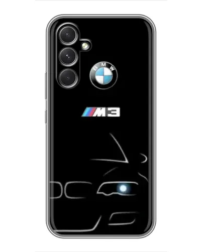 Чехол для Realme 7 5G с картинкой «Минималистичный принт BMW M3»