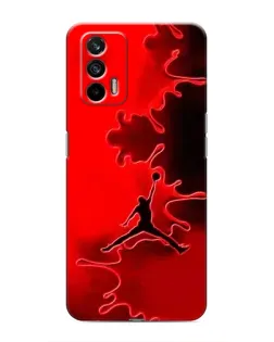 Чохол для Realme 7 Pro з картинкою «Jordan Red Smoke»