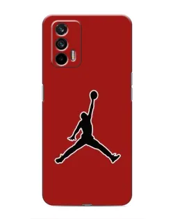 Чохол для Realme 7 Pro з картинкою «Jordan Red Back»