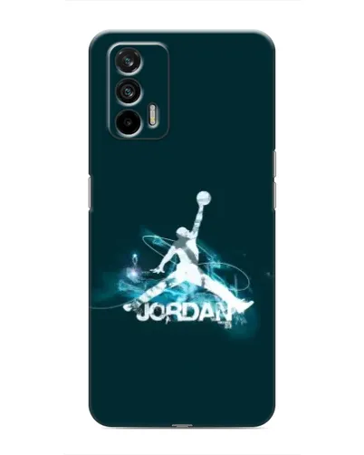 Чохол для Realme 7 Pro з картинкою «Jordan Blue Fire» Чохол для Realme 7 Pro з картинкою «Jordan Blue Fire»