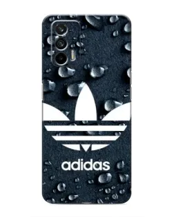 Чохол для Realme 7 Pro з картинкою «Adidas Trefoil Blue»
