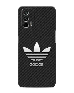 Чохол для Realme 7 Pro з картинкою «Adidas Карбонова текстура»