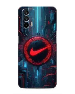 Чохол для Realme 7 Pro з картинкою «Техногенний стиль Nike»