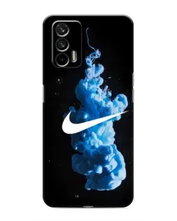 Чохол для Realme 7 Pro з картинкою «Nike та синій дим»
