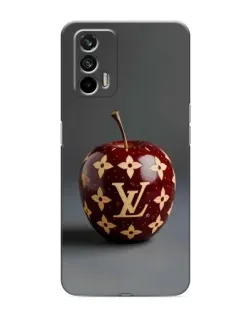 Чохол для Realme 7 Pro з картинкою «Червоне яблуко LV»