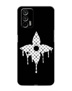 Чохол для Realme 7 Pro з картинкою «Квіткова монограма»
