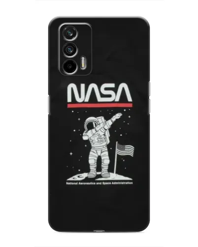 Чохол для Realme 7 Pro з картинкою «NASA — крокуємо по Місяцю» Чохол для Realme 7 Pro з картинкою «NASA — крокуємо по Місяцю»