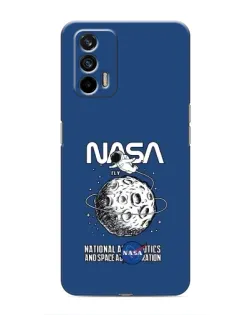 Чохол для Realme 7 Pro з картинкою «NASA — місячна місія»